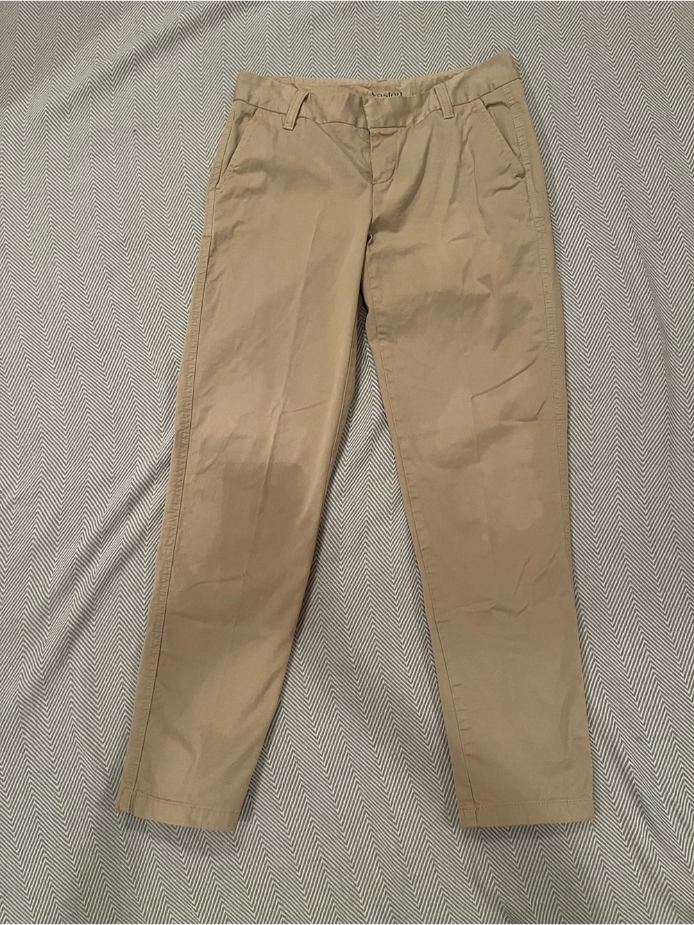 Women’s Khaki Chino Pants - Classic Straight Fit - Size O